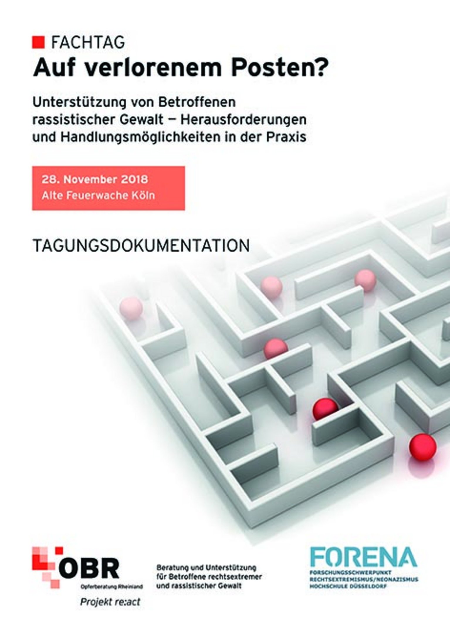 "Tagungsdokumentation Auf verlorenem Posten"