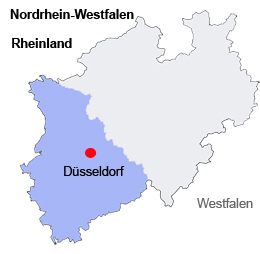 Opferberatung Rheinland - Karte NRW